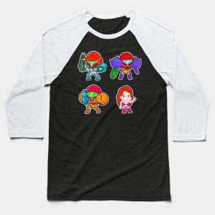 Chibi Metroid (Pack 1) Baseball T-Shirt